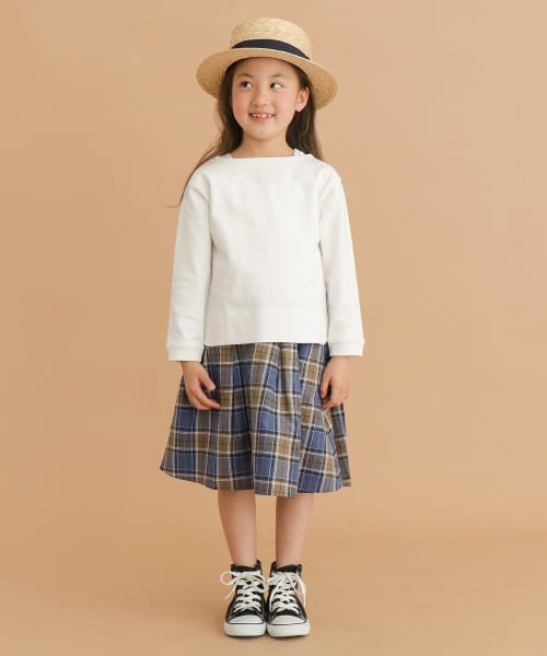 URBAN RESEARCH DOORS（Kids）(アーバンリサーチドアーズ（キッズ）)/FORK&SPOON　コットンリネンチェックスカート(KIDS)/img07