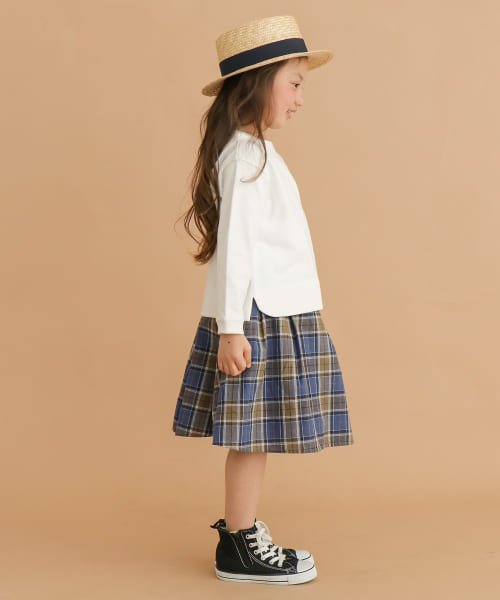 URBAN RESEARCH DOORS（Kids）(アーバンリサーチドアーズ（キッズ）)/FORK&SPOON　コットンリネンチェックスカート(KIDS)/img08