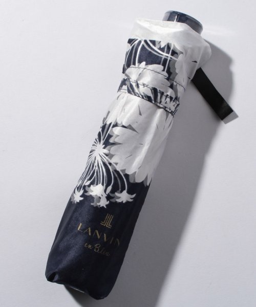 LANVIN en Bleu(umbrella)(ランバンオンブルー（傘）)/折りたたみ傘　クイックアーチ　シルエットフラワー/img02