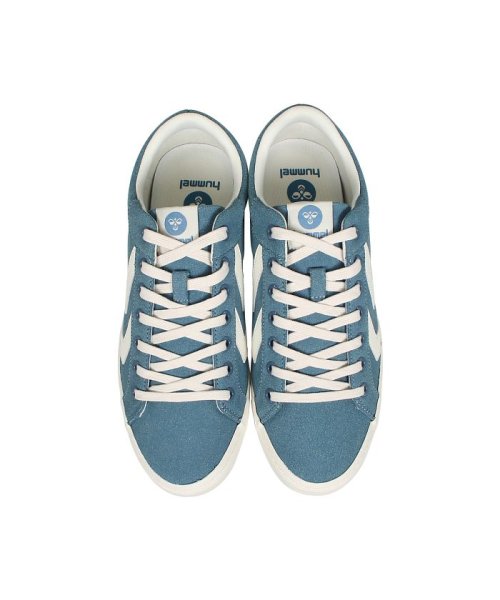 ヒュンメル Hummel デュース コート スニーカー メンズ レディース Deuce Court ブルー Hm6425 7487 ヒュンメル Hummel Magaseek