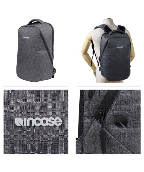 incase(インケース)/INCASE インケース リュック バックパック バッグ メンズ 18.5L 13INCH REFORM BACKPACK ヘザー ブラック CL55589/img03