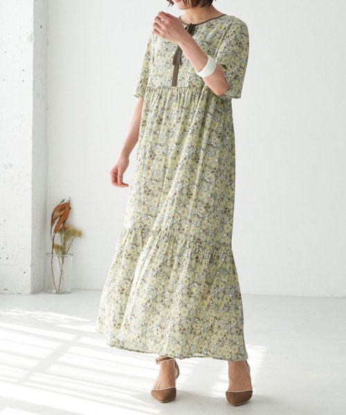 セール Web限定 花柄ティアードワンピース ロペピクニック Rope Picnic Magaseek