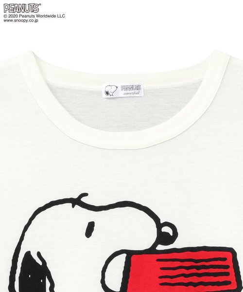 セール 部屋着 セットアップ Peanuts スヌーピー グラフィック Tシャツ 上下セット ルームウェア パジャマ セット レディース 春夏 部屋着 キャラクター エメフィール Aimerfeel Magaseek