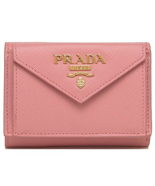 PRADA(プラダ)/プラダ 折財布 レディース PRADA 1MH021 QWA F0442 ピンク/img04