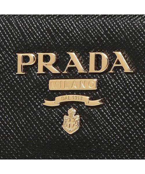 PRADA(プラダ)/プラダ 折財布 レディース PRADA 1MH021 ZLP F061H ブラック ピンク/img05