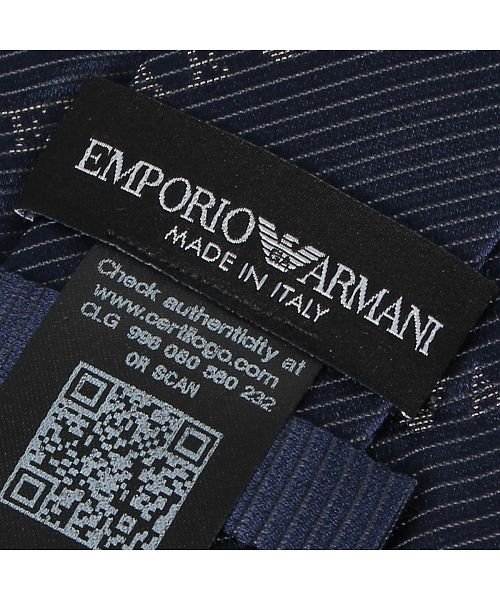 EMPORIO ARMANI(エンポリオアルマーニ)/エンポリオ アルマーニ EMPORIO ARMANI ネクタイ メンズ イタリア製 シルク ビジネス 結婚式 ブラック グレー ネイビー レッド 黒/img02