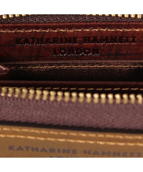 KATHARINE HAMNETT(キャサリン ハムネット)/キャサリンハムネット ロンドン KATHARINE HAMNETT LONDON 財布 ミニ財布 メンズ ラウンドファスナー MINI WALLET ネイビー /img03