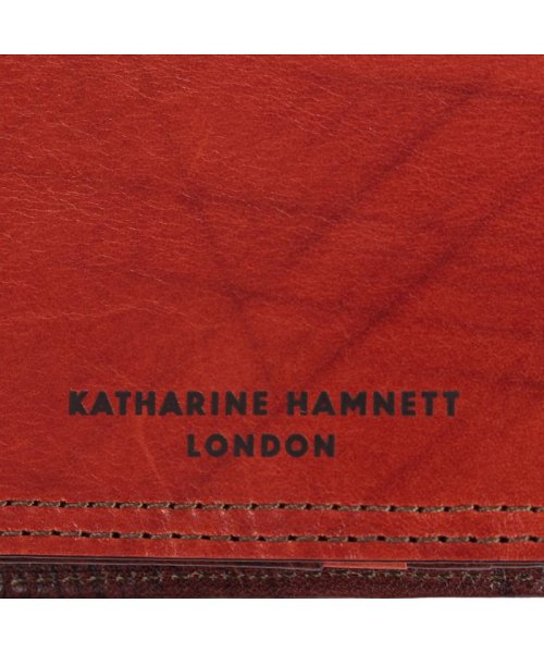 KATHARINE HAMNETT(キャサリン ハムネット)/キャサリンハムネット ロンドン KATHARINE HAMNETT LONDON 財布 二つ折り メンズ MINI WALLET ネイビー オリーブ ダークブラ/img06