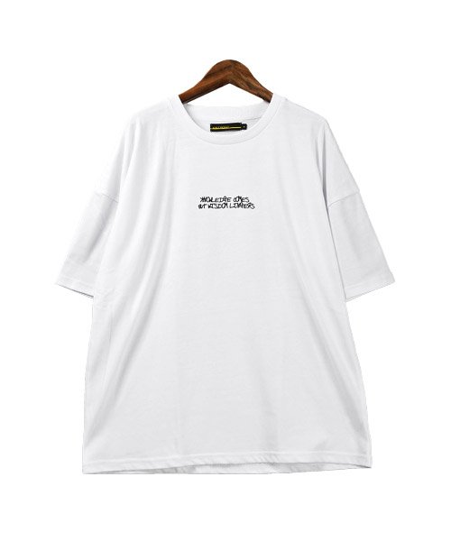 LUXSTYLE(ラグスタイル)/手描き風プリント半袖Tシャツ/Tシャツ メンズ 半袖 ビッグシルエット プリント イラスト ロゴ/img09