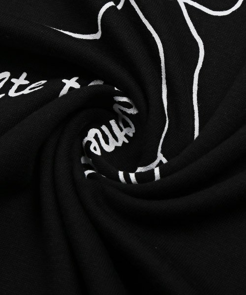 LUXSTYLE(ラグスタイル)/手描き風プリント半袖Tシャツ/Tシャツ メンズ 半袖 ビッグシルエット プリント イラスト ロゴ/img23