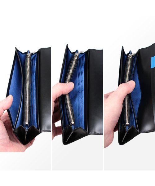 LANVIN(ランバン)/ランバン 財布 長財布 薄い 薄型 スリム メンズ レディース ブランド ランバンオンブルー LANVIN en Bleu 579605 薄い財布/img06