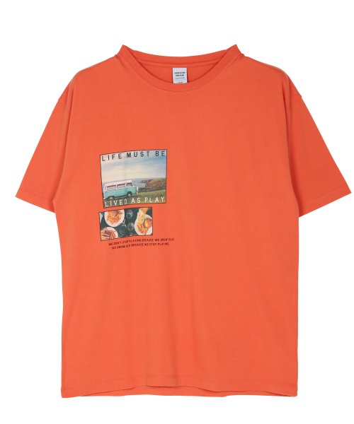 JIGGYS SHOP(ジギーズショップ)/フォトプリントTシャツ / Tシャツ メンズ ティーシャツ 半袖 クルーネック ビッグシルエット プリント/img10
