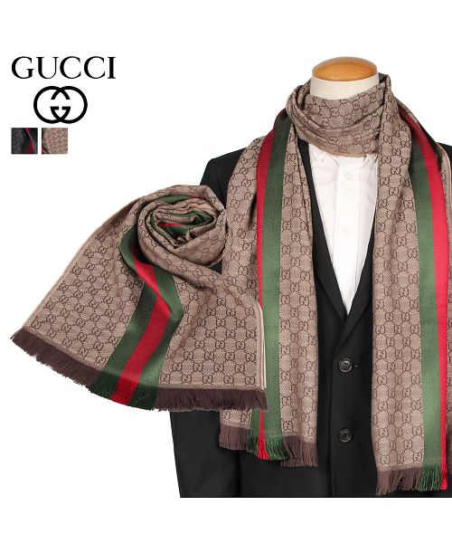 グッチ GUCCI マフラー ストール メンズ レディース GG総柄 SC VERBIER