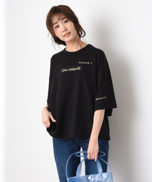 actuelselect(アクチュエルセレクト)/【blanc basque】金糸ワッペンＴシャツ/img01