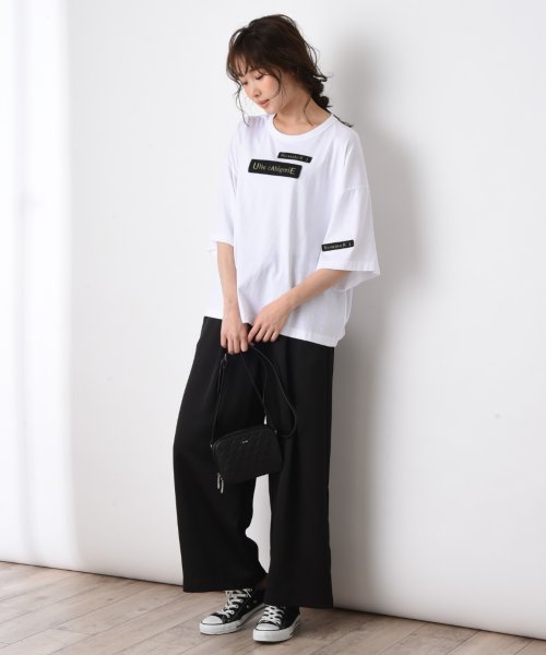 actuelselect(アクチュエルセレクト)/【blanc basque】金糸ワッペンＴシャツ/img10