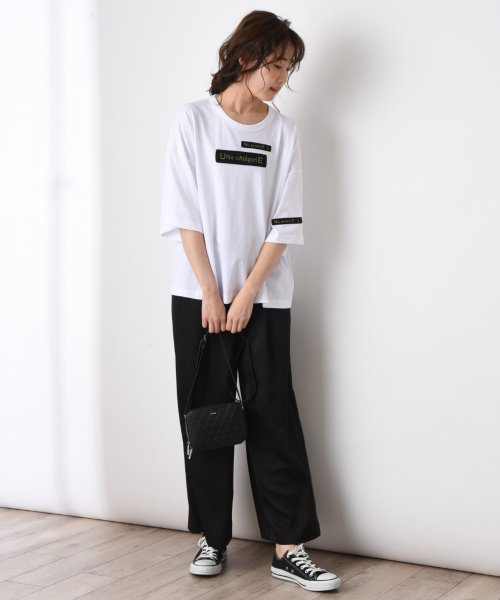 actuelselect(アクチュエルセレクト)/【blanc basque】金糸ワッペンＴシャツ/img13