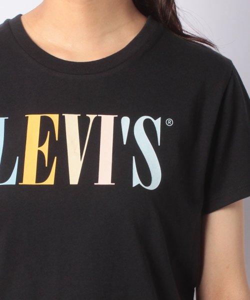 LEVI’S OUTLET(リーバイスアウトレット)/THE PERFECT TEE 90'S SERIF T2 CAVIAR GRA/img03