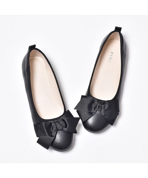 セール 43 Off リボン バレエシューズ フラットシューズ レディース パンプス ローヒール ぺたんこ 黒 ブラック エナメル 赤 レッド 可愛い かわいい おしゃれ 人気 ブラ シュベック Svec Magaseek