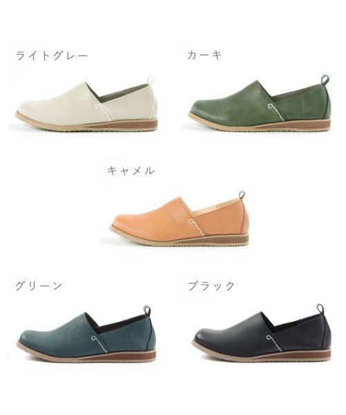 FOOT PLACE(フットプレイス)/レディース スリッポン 痛くない 幅広 3E Lカット Penny Lane ペニーレイン Lカット MK－3130/img04