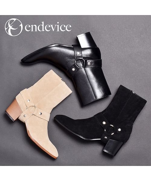 セール ショートブーツ メンズ リングブーツ ウエスタンブーツ 革靴 人気 ブランド Endevice エンデヴァイス 衣装 おしゃれ かっこいい メンズシューズ シュベック Svec Magaseek