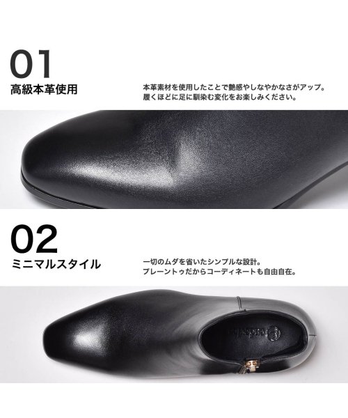 SVEC(シュベック)/ブーツ ヒールブーツ メンズ ショートブーツ ジョッパーブーツ おしゃれ ハイヒール 本革 革靴 皮靴 サイドジップ ドレスブーツ endevice 日本製/img10