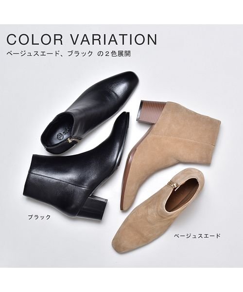 SVEC(シュベック)/ブーツ ヒールブーツ メンズ ショートブーツ ジョッパーブーツ おしゃれ ハイヒール 本革 革靴 皮靴 サイドジップ ドレスブーツ endevice 日本製/img12