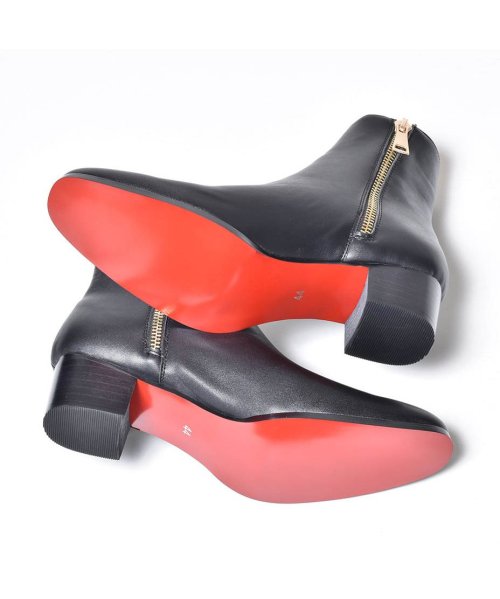 SVEC(シュベック)/ヒールブーツ メンズ ブーツ サイドジップ ショートブーツ ブランド endevice エンデバイス エンデヴァイス モード シンプル  背が高くなる  革靴/img06
