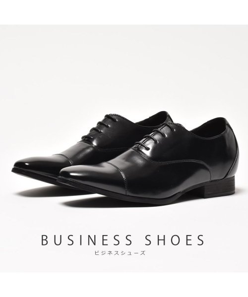 SVEC(シュベック)/シークレットシューズ メンズ 身長up 6cm アップ エナメル ビジネスシューズ 背が高くなる ブランド MM/ONE エムエムワン ドレスシューズ 革靴/img01