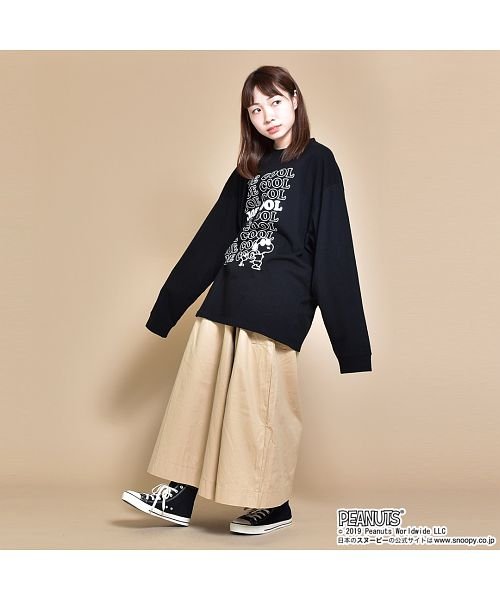 セール ロンt レディース Svec Peanuts ピーナッツ スヌーピー 長袖tシャツ Tシャツ Snoopy Joe Coolジョー クール 人気 ブラン シュベック Svec Magaseek