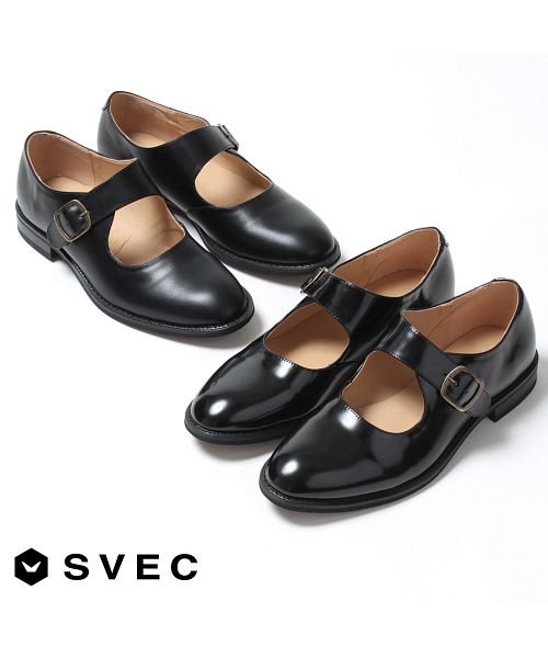 セール ローファー レディース シューズ カジュアルシューズ ズ メリージェーン マニッシュ ブランド 人気 おしゃれ かわいい Svec シュベック ブラック 黒 ス シュベック Svec Magaseek