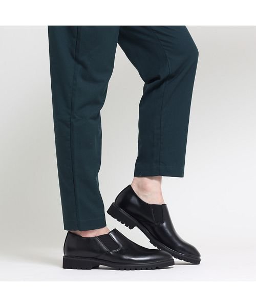 セール シュベック Svec ローファー メンズ スリッポン タンクソール サイドゴア カジュアルシューズ Svec シュベック ブラック 黒 紳士靴 くつ メンズシューズ おしゃれ 人気 Magaseek