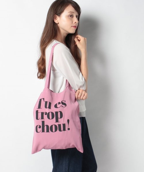 NICE CLAUP OUTLET(ナイスクラップ　アウトレット)/【one after another】pinkcollection　ロゴトート/img05