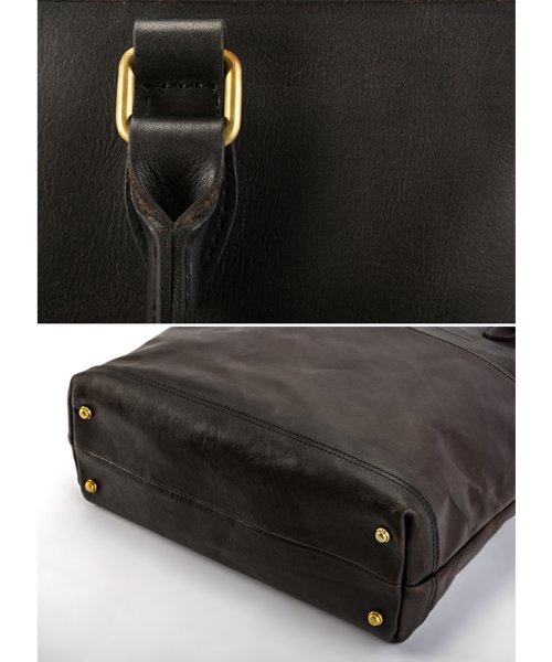 ヴァスコ トートバッグ メンズ 本革 縦型 大容量 ショルダー 底鋲 日本製 ブランド バスコ A4 B4 VASCO VS－244LS 　　　　　