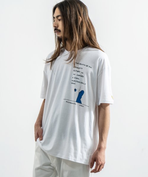 Rocky Monroe(ロッキーモンロー)/MARK GONZALES マークゴンザレス Tシャツ メンズ レディース 半袖 カジュアル ストリート ビッグシルエット 綿 コットン プリント ロゴ イラス/img10