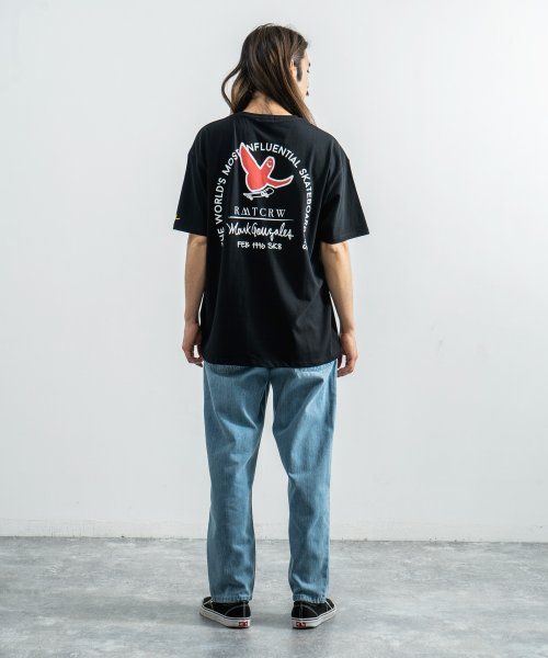 Rocky Monroe(ロッキーモンロー)/MARK GONZALES マークゴンザレス Tシャツ メンズ レディース 半袖 カジュアル ストリート ビッグシルエット 綿 コットン プリント ロゴ イラス/img65