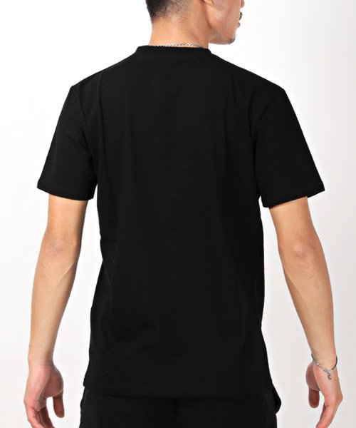 LUXSTYLE(ラグスタイル)/手描きプリント半袖Tシャツ/Tシャツ メンズ 半袖 プリント ロゴ イラスト 楽器 音楽/img01