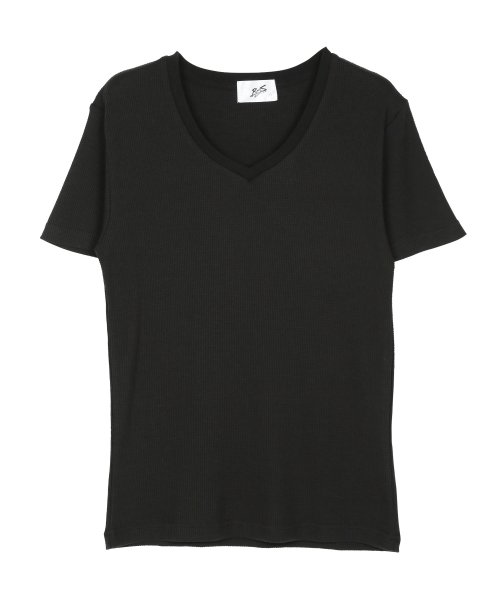 JIGGYS SHOP(ジギーズショップ)/サーマル天竺ＶネックＴシャツ / Tシャツ メンズ ティーシャツ 半袖 vネック サーマル/img02