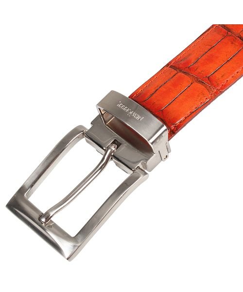 NEWYORKER(ニューヨーカー)/ニューヨーカー NEWYORKER ベルト レザーベルト メンズ 本革 クロコダイル LEATHER BELT ブラック ブラウン ダーク ブラウン オレンジ /img03