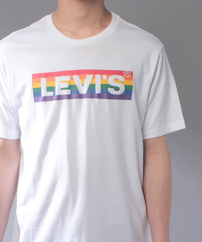 levis t shirt rainbow