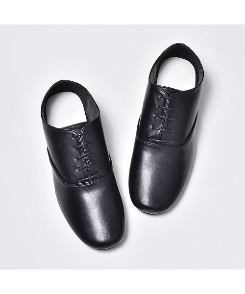 セール レースアップシューズ マニッシュシューズ レディース ローヒール バブーシュ かかと 踏める オックスフォード ブラック 黒 ベージュ ホワイト 白 3cm ヒ シュベック Svec Magaseek