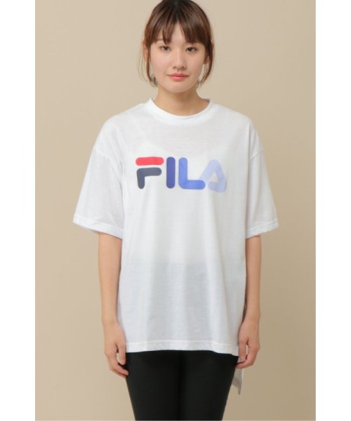 ikka(イッカ)/【WEB限定】FILA スリットロゴTシャツ/img03