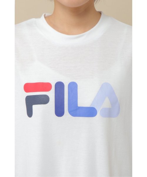 ikka(イッカ)/【WEB限定】FILA スリットロゴTシャツ/img06