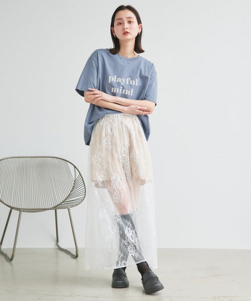 ロゴプリントtシャツ Tシャツ カットソー トップス 半袖 レディース ロゴ カジュアル コットン お家コーデ ロゴt ゆったり クルーネック 新色 アドティエ Ad Thie Magaseek