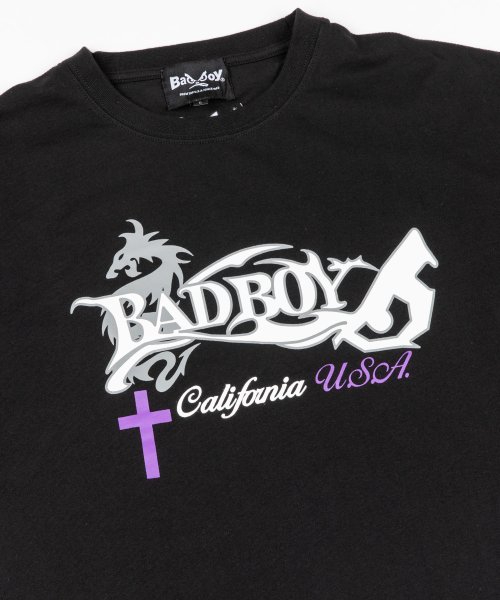 Rocky Monroe(ロッキーモンロー)/Tシャツ メンズ レディース 半袖 カジュアル 綿 コットン ビッグシルエット ルーズ ストリート ボックス BAD BOY バッドボーイ フライス リブ編み /img27