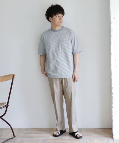 URBAN RESEARCH DOORS(アーバンリサーチドアーズ)/『UR TECH』ミジンボーダー Tシャツ/img06