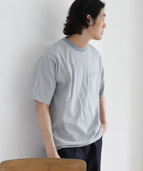 URBAN RESEARCH DOORS(アーバンリサーチドアーズ)/『UR TECH』ミジンボーダー Tシャツ/img08