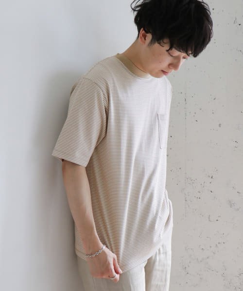 URBAN RESEARCH DOORS(アーバンリサーチドアーズ)/『UR TECH』ミジンボーダー Tシャツ/img10