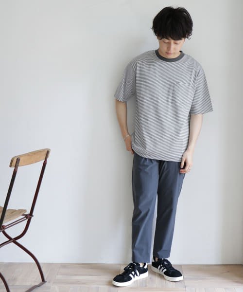 URBAN RESEARCH DOORS(アーバンリサーチドアーズ)/『UR TECH』ミジンボーダー Tシャツ/img19