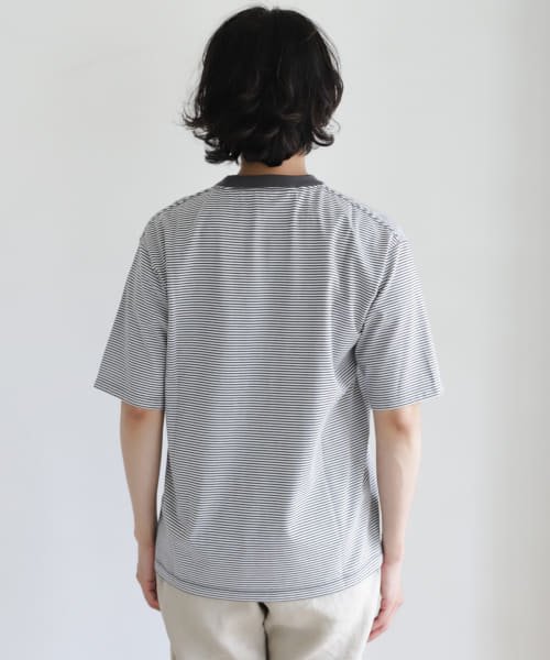 URBAN RESEARCH DOORS(アーバンリサーチドアーズ)/『UR TECH』ミジンボーダー Tシャツ/img21