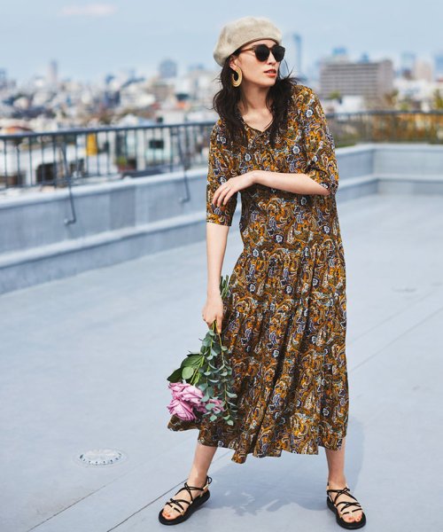 セール フォークロアティアードワンピース ビス Vis Magaseek セール フォークロアティアードワンピース ビス Vis Magaseek